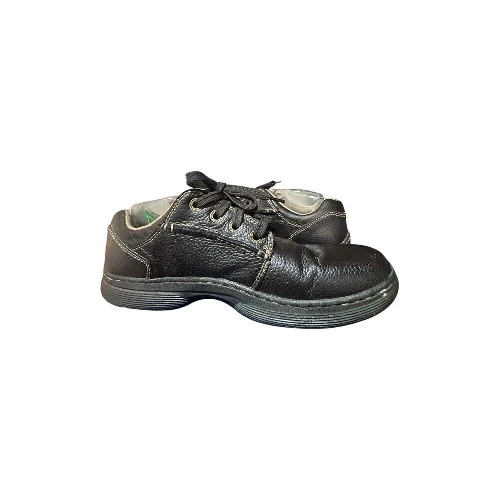 Dr. Martens Rockland Dark Black Leather Oxford Mens Shoes Lace Up Sz 11 M Used